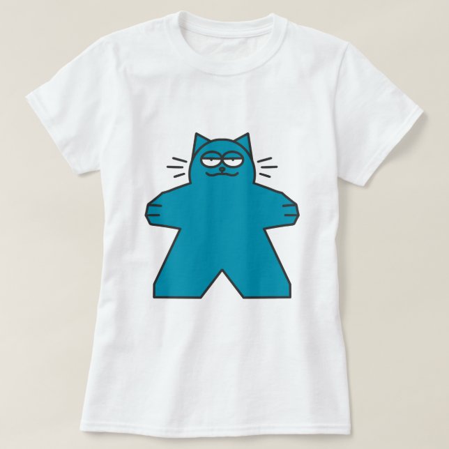 T-shirt Femme Meeple Cat (Design devant)