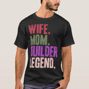 T-shirt Femme Mère Constructeur Mère 1