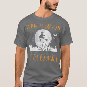 T-shirt Femme-mère par jour sorcière par nuit Femmes Hallo