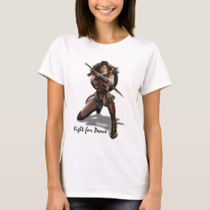 T-shirt Femme Merveilleuse Qui Blocage Avec Des Bracelets