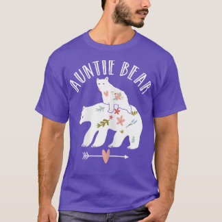 T-shirt Femme mignonne ours de la petite fille, Tante Prem