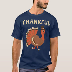 T-shirt Femme mignonne Thanksgiving Drôle Turquie Chute Tu