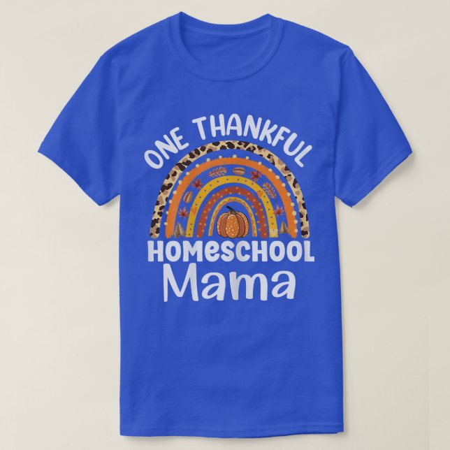 T-shirt Femme mignonne Un remerciant homeschool mama autom (Design devant)