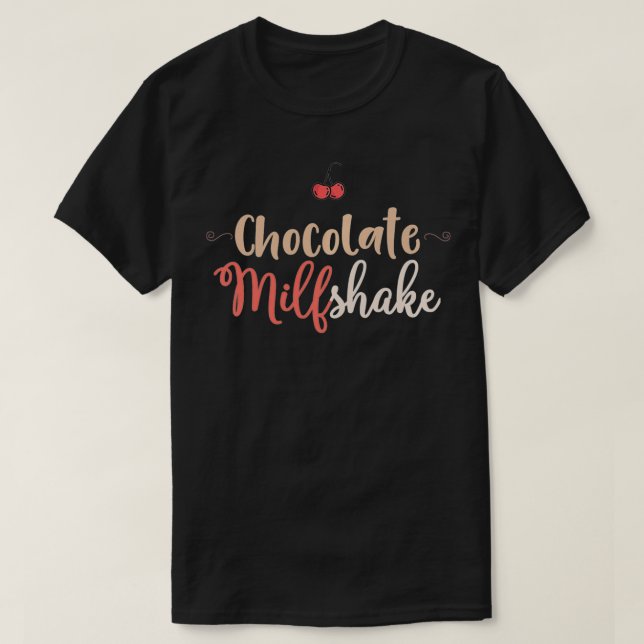 T-shirt Femme Milf Funny Adulte Humour Chaud Maman Chocola (Design devant)