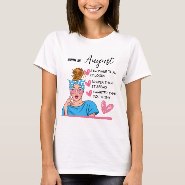 T-shirt femme moderne avec 😊 message intelligent (Devant)