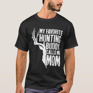 T-shirt Femme Mon Épouse De Chasse Favorite M'Appelle Mama