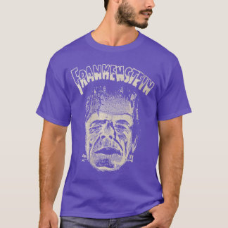 T-shirt Femme Monstre de Film d'Horreur Vintage Halloween 