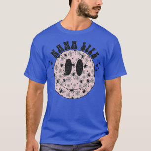 T-shirt Femme Nana Vie Fantôme Éffrayant Visage, Halloween