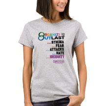 T-shirt femme Organisez-vous pour durer