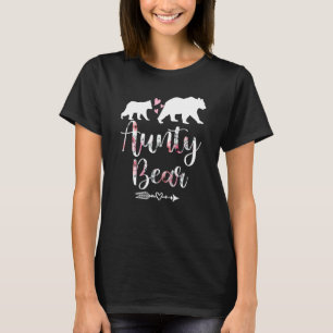 T-shirt Femme Ours Floral Correspondant Vêtements Familiau