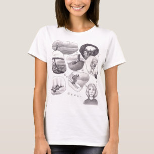 T-shirt Femme pensant à ses diverses activités quotidienne