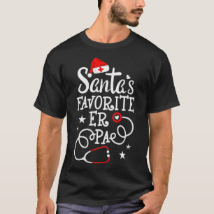 T-shirt Femme Père Noël Favori ER PA Noël ER Physici