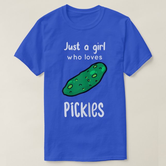 T-shirt Femme Pickle mignonette Concombre Vert Vegan drôle (Design devant)