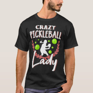 T-shirt Femme Pickleball Funky Pickleball Lady Picklebal