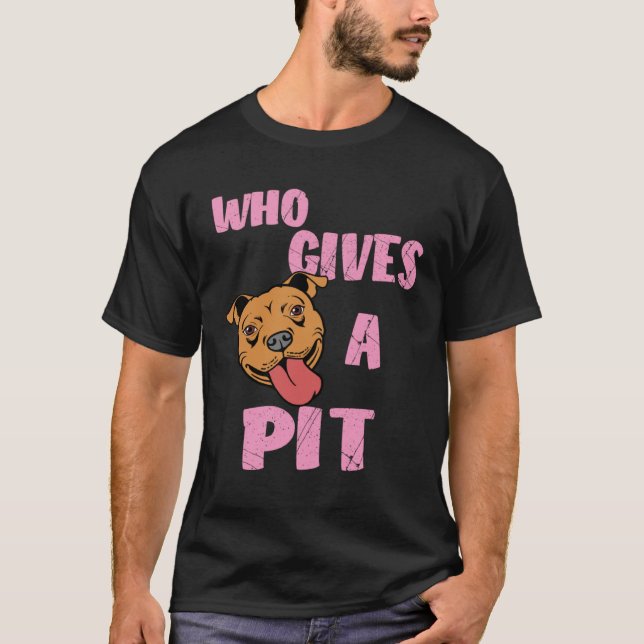 T-shirt Femme Pitbull Pit Bull Qui Donne Un Pit (Devant)