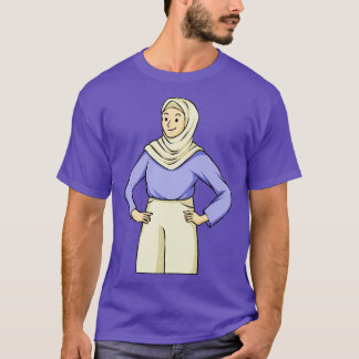 T-shirt Femme portant le hijab