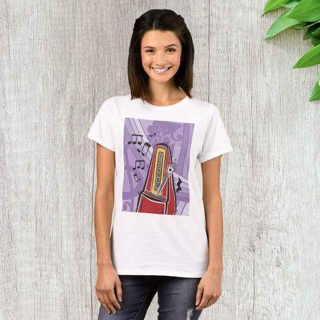 T-shirt femme pour juke-box de musique (Créateur téléchargé)
