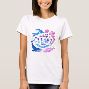 T-Shirt Femme pour la Journée Mondiale des Océans