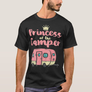T-shirt Femme Princesse De Camper Cute Camping Van Trailer