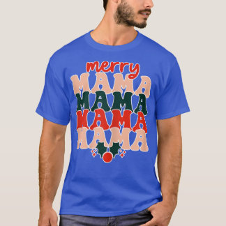 T-shirt Femme R2Z Joyeux maman Joyeux Noël Noël Maman Noe