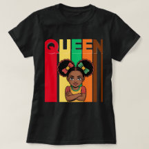 T-shirt femme reine d'Afrique