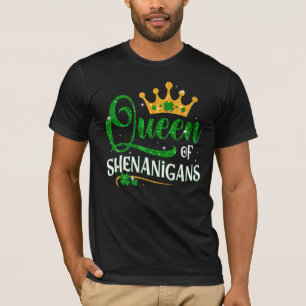 T-shirt Femme Reine Des Shenanigans Irlandais Pride St Pat