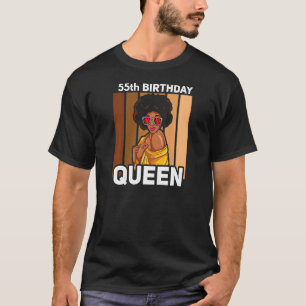 T-shirt Femme Reine noire 55e anniversaire fille Melanin f