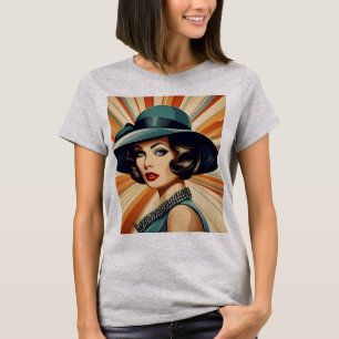 T-shirt Femme rétro vintage