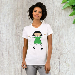 T-Shirt Femme Robe Verte