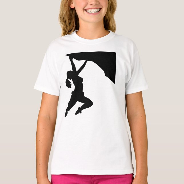 T-shirt Femme Rock Escalade Climber (Devant)