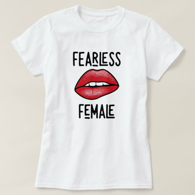 T-shirt Femme sans peur (Design devant)