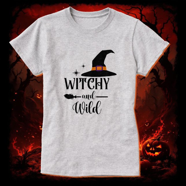T-shirt femme sauvage et cuisine d'Halloween (Créateur téléchargé)