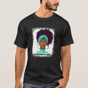 T-shirt Femme Scleroderma Guerrier Curly cheveux naturels