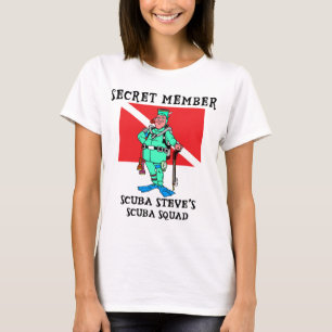 T-shirt Femme secrète de Steve de SCAPHANDRE de membre