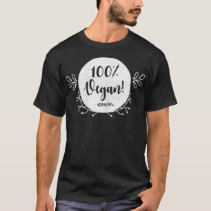 T-shirt Femme Simple Cute 100 Vegan Plante Diet Veg