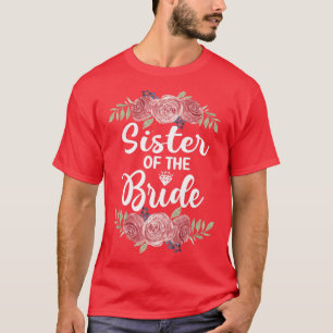 T-shirt Femme Sœur de la mariée Bridal Shower Mariage P