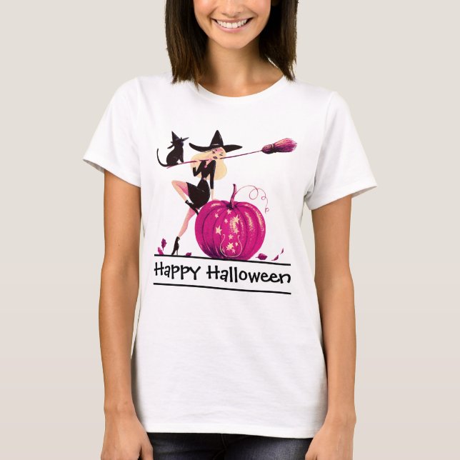 T-shirt femme sorcière Sassy Halloween (Devant)