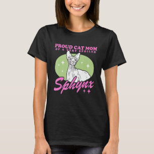 T-shirt Femme Sphynx Maman Chat Maman Chat Sans Cheveux Ch