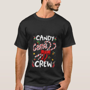 T-shirt Femme Sucre de canne Crew Noël Sweets Family Mat