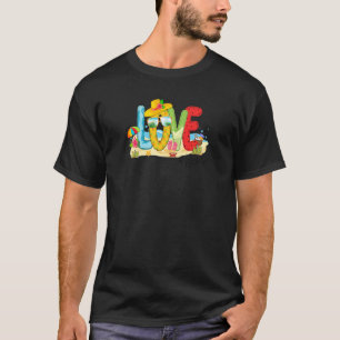 T-shirt Femme Summer Love Jojolife Jojo Love Beach Vacati