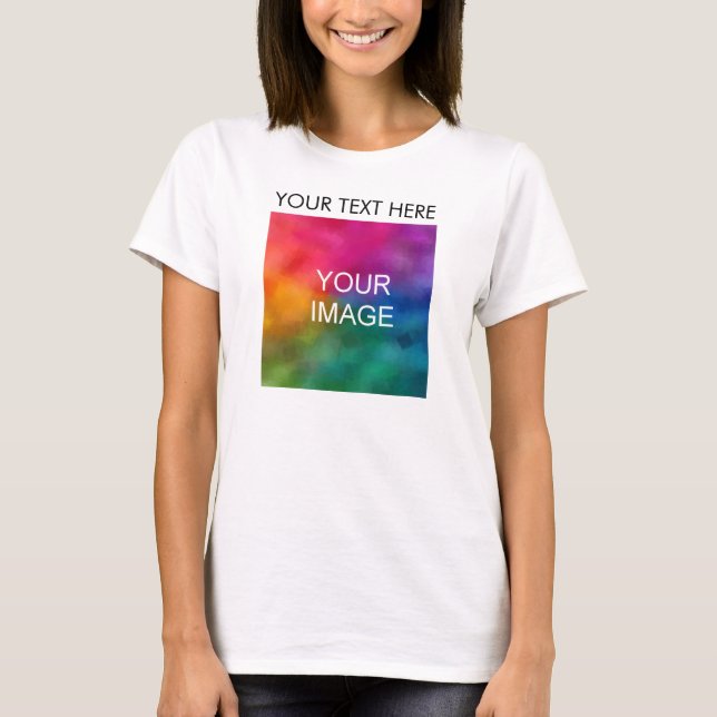 T-shirt Femme Tee - shirt Custom Élégant Moderne tendance  (Devant)