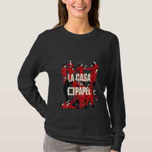 T-shirt Femme Tous Caractères Money City Heists Poster Pou