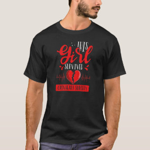 T-shirt Femme Transplant le coeur Survivant Contournement 