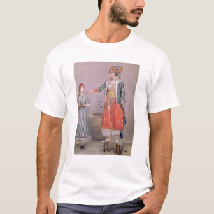 T-shirt Femme turque avec son serviteur