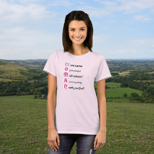 T-shirt FEMME typographie de texte inspirante