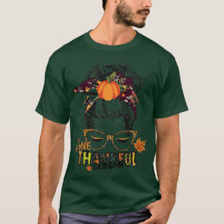 T-shirt Femme Un Grandma Remerciée Mignonne Chance Automne