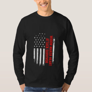 T-shirt Femme veuve Maker Attaque cardiaque Survivant Amér