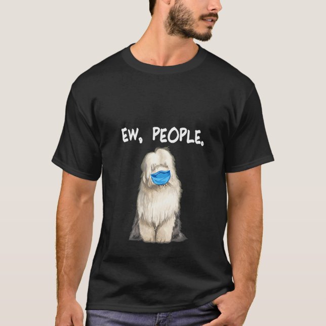 T-shirt Femme Vieux Anglais Chien de chien de chien de chi (Devant)