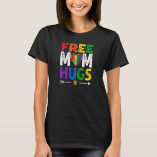 T-shirt Femme Vintage en état de détresse maman libre Hugs
