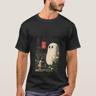 T-shirt Femme Vintage Japonais Anime Ghost Kawaii Hallowe